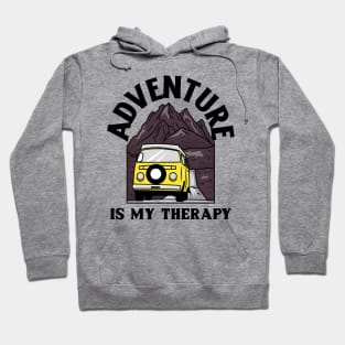 adventure is my therapy Hoodie